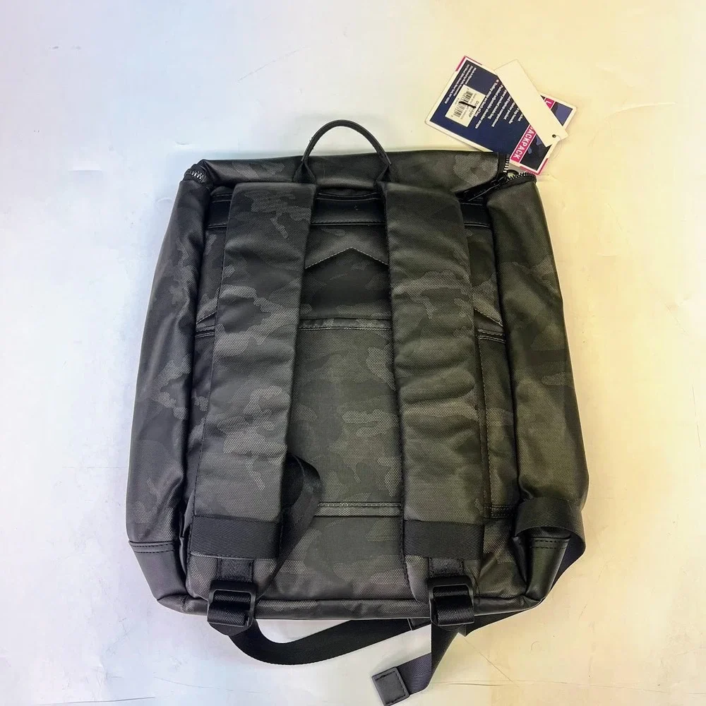 Duchamp London Charcoal Camo Laptop Backpack 16742 Mens‎ Travel Work Bag NEW